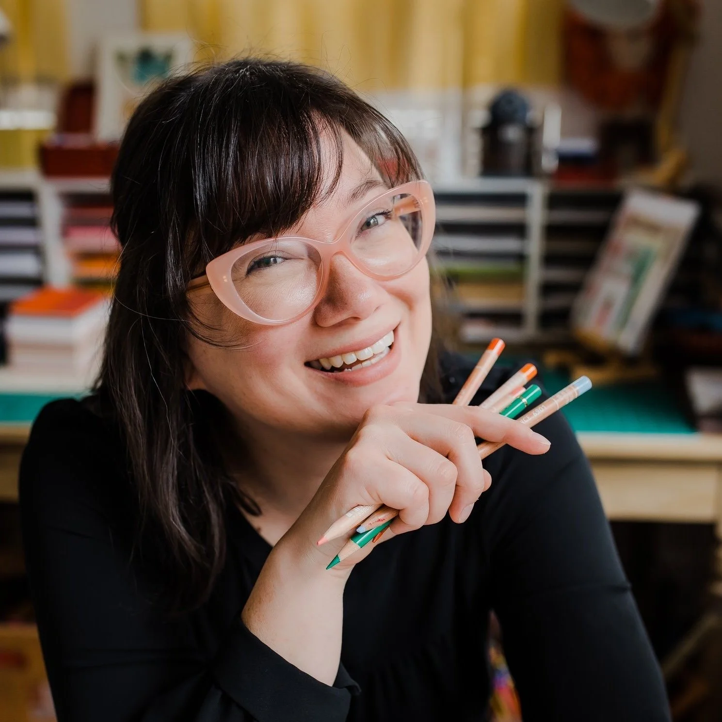 Portrait of illustrator Dawn M. Cardona
